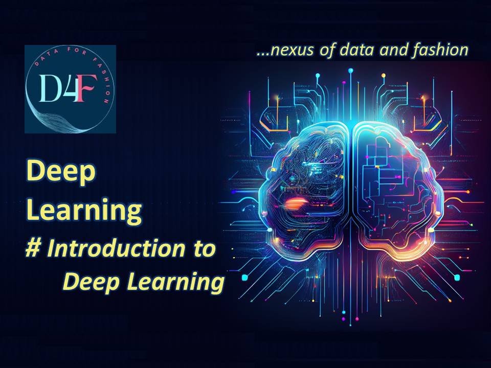 Introduction to Deep Learning - Data4Fashion
